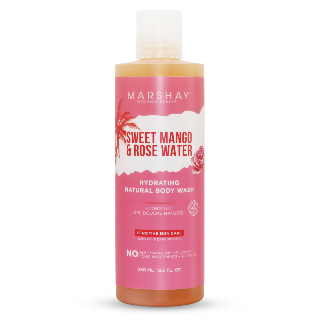 Sweet Mango Rosewater Natural Body Wash Marshay Organic Beauty