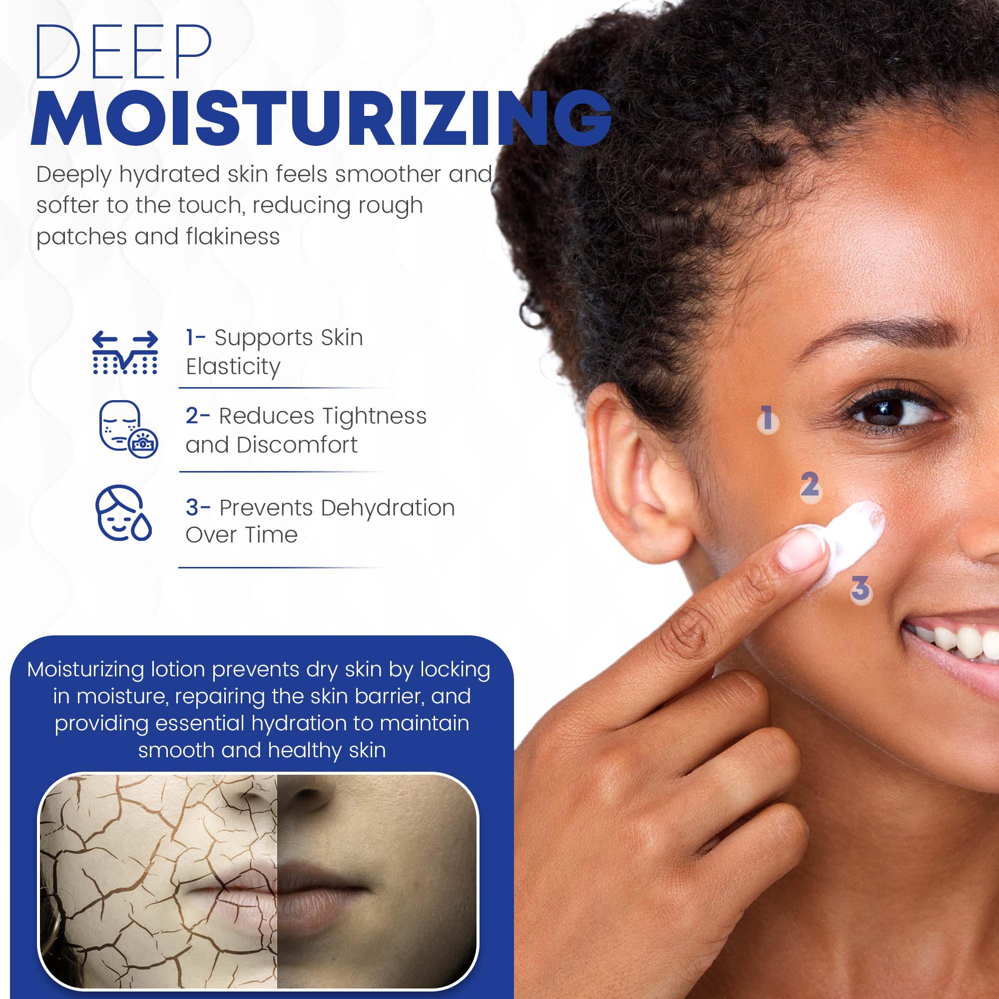 Skin Therapy Deep Moisturizing Lotion for Dry, Sensitive Skin